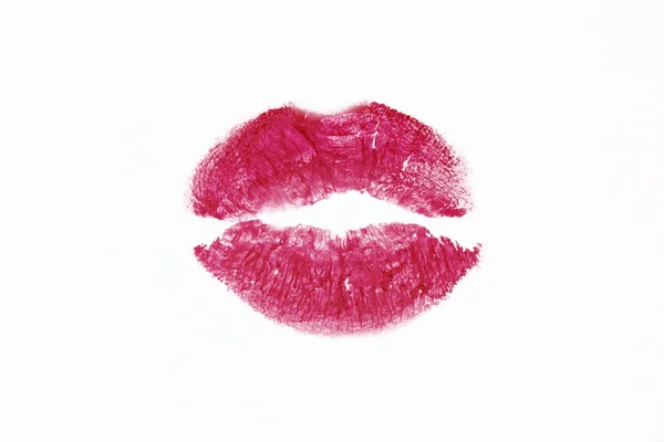 Impressum van lippen — Stockfoto