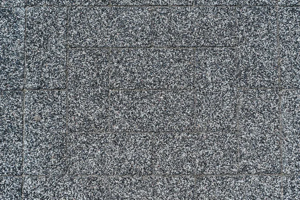 Close Texture Background Rectangular Paving Slabs Granite Crumb — Stock Photo, Image
