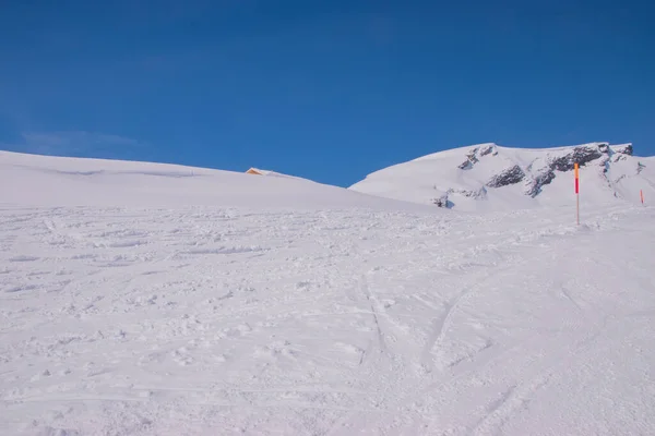 Sviçre Karla Kaplı Dağlar Jungfrau Bölgesinde Çekildi Grindelwald Sviçre — Stok fotoğraf