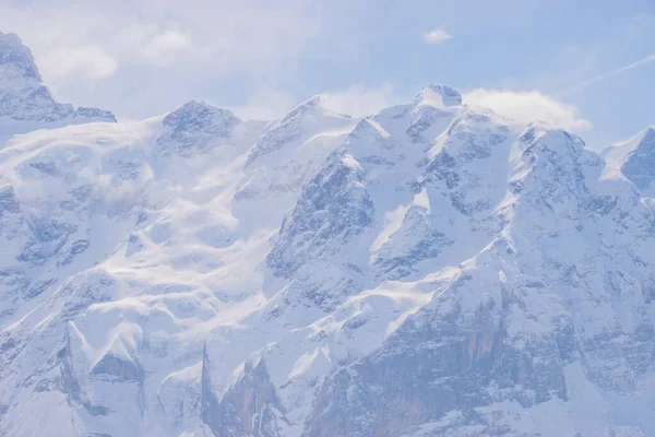 Засніжені Гори Швейцарії Затока Юнґфрау Ґріндельвальд Швейцарія — стокове фото