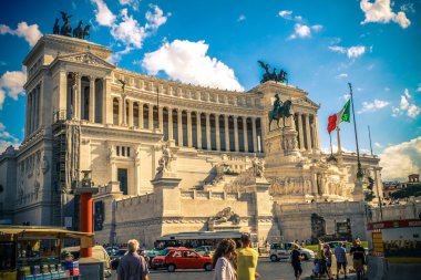 Piazza venezia. Capitol hill. sunak vatanın. Roma. ita