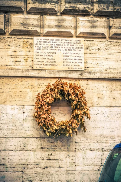 Yaz aylarında Roma sokaklarında. İtalya.