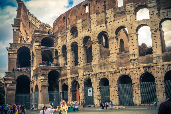 O Coliseu de Roma. Itália . — Fotografia de Stock