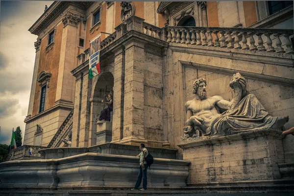 Lupa Capitolina. En Roma. Italia . —  Fotos de Stock