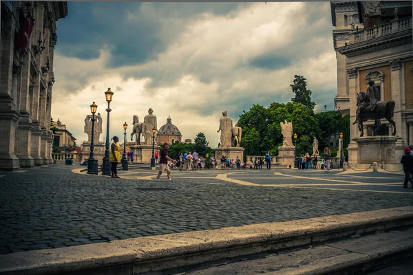 Lupa Capitolina. En Roma. Italia . — Foto de Stock