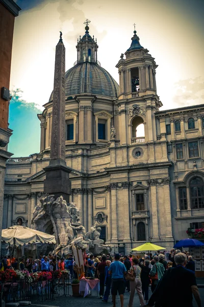 Piazza Navona. Roma. Italy. — Stock Photo, Image