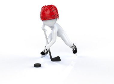 3D hokey oyuncusu. Kış Olimpik oyunlar
