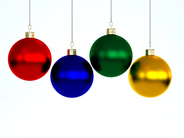 2014. gelukkig Nieuwjaar. Kerstboom decoratie — Stockfoto