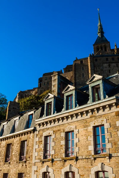 Franciaország. normandiai. Mont saint-michel — Stock Fotó