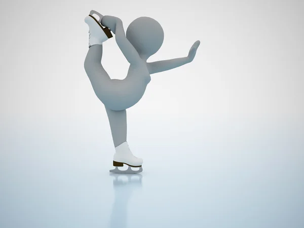 Figure skating. Winter olimpic games. — Stock Photo, Image