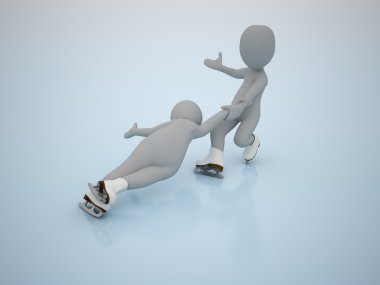 Artistik Patinaj. Kış Olimpik oyunlar.
