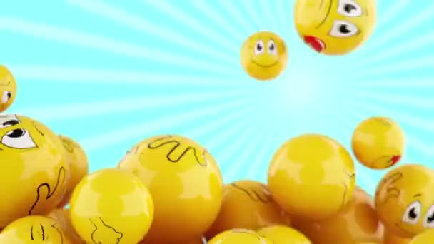 Couilles souriantes tombant 