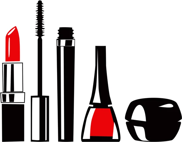 Various Cosmetics — Stock Vector