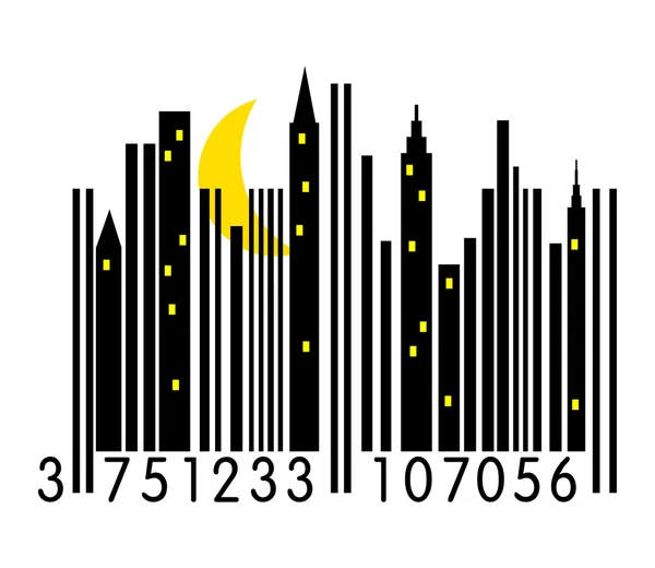 Urban Barcode — Stock Vector