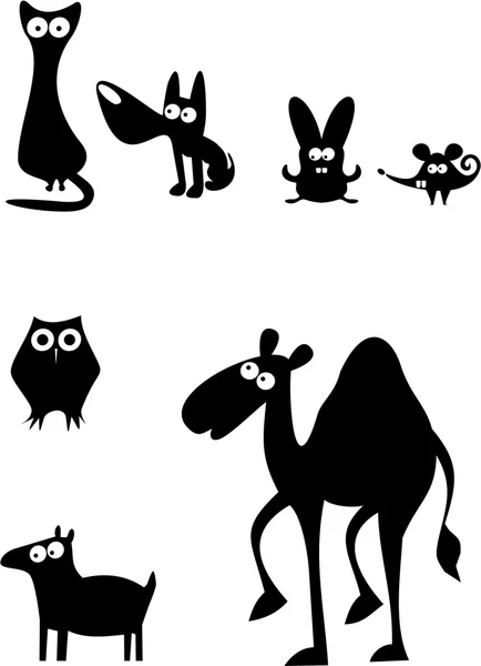 Download á Silhouette Of Animals Stock Vectors Royalty Free Animal Silhouettes Pictures Download On Depositphotos