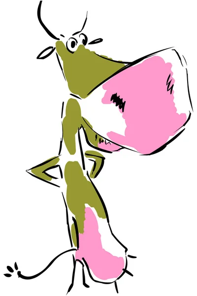 Funny Cow Vector Graphics