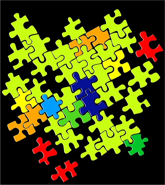 Puzzel — Stockvector