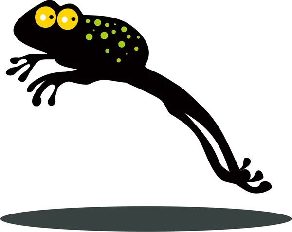 Funny frog — Stock Vector