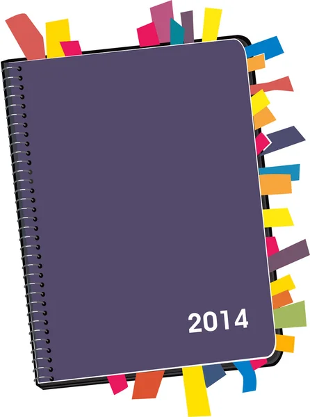 Persoonlijke organizer 2014 — Stockvector