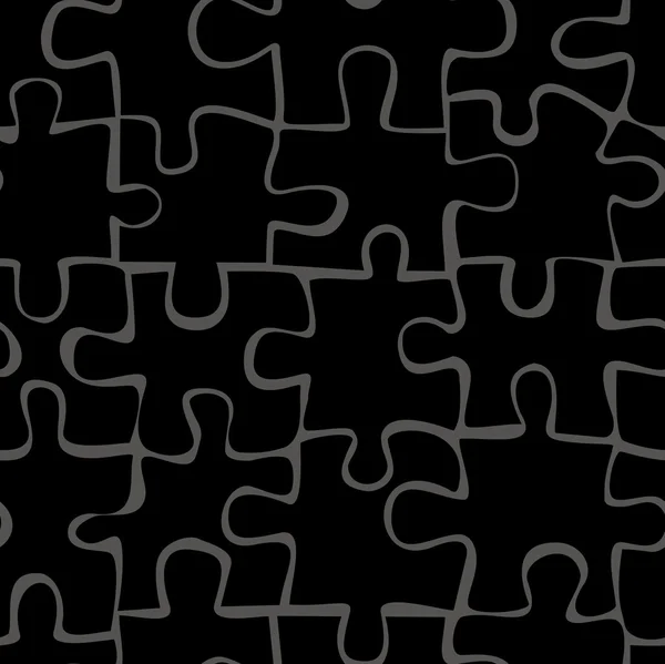 Puzzel naadloze patroon — Stockfoto