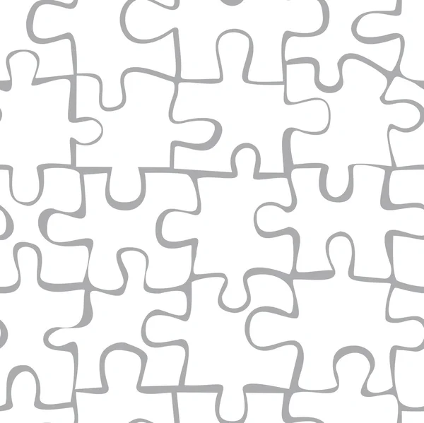 Puzzel naadloze patroon — Stockvector