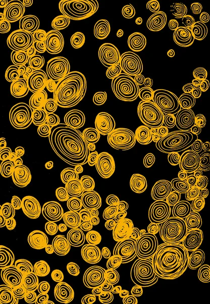 Απρόσκοπτη μοτίβο με κύκλους — Φωτογραφία Αρχείου