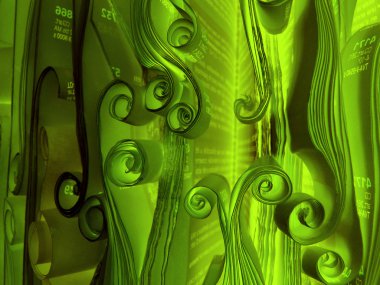 soyut katlanmış kağıt