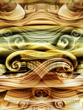 soyut katlanmış kağıt