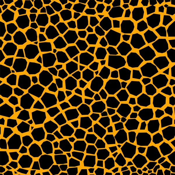 Seamless giraffe fur pattern — Stock Vector