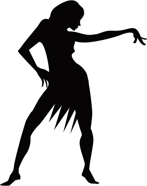 Dancing girl — Stock Vector