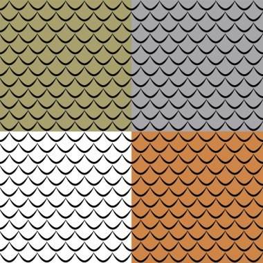 Sürüngen derisi pürüzsüz desen