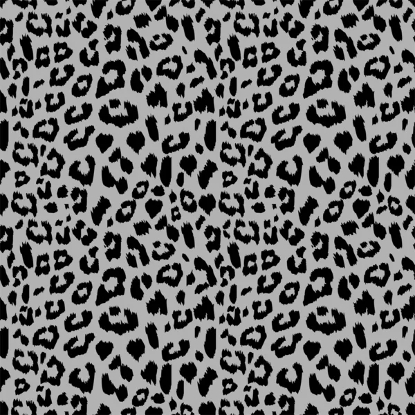 Seamless leopard fur pattern — Stock Vector