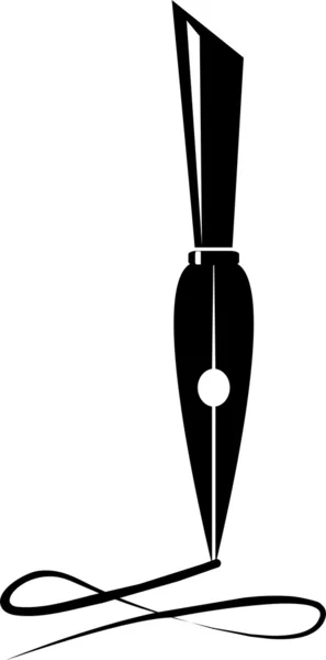 Retro pen-pictogram — Stockvector