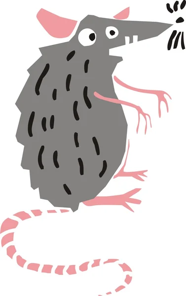 Drôle de rat — Image vectorielle