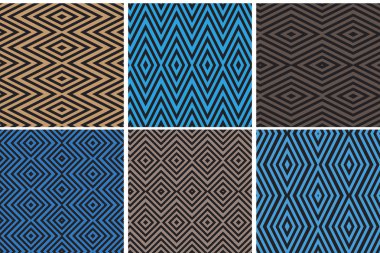 набір безшовні абстрактні візерунки