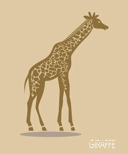 Girafe — Image vectorielle