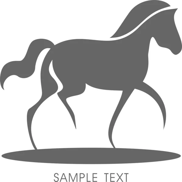 Symbole cheval — Image vectorielle