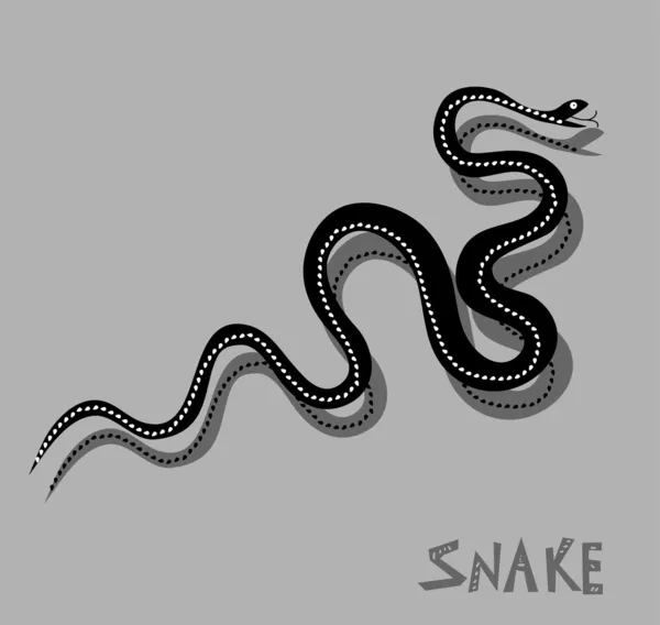 黑蛇 — 图库矢量图片