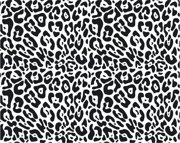 Leopard print seamless vector pattern — Stock Vector