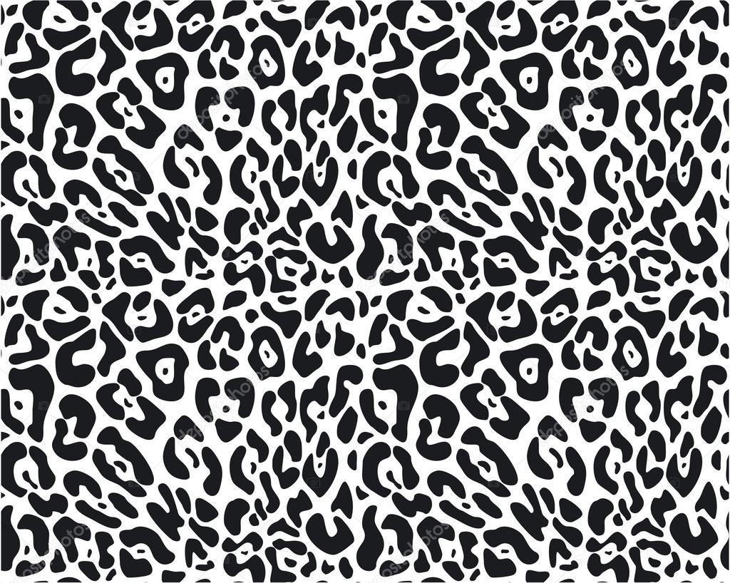 Leopard print seamless vector pattern