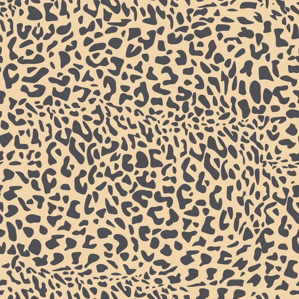 Seamless leopard fur pattern — Stock Vector