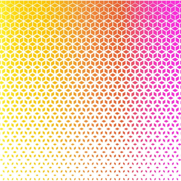 Geometric Vector Background Repeating Gradient Honeycombs — Vetor de Stock
