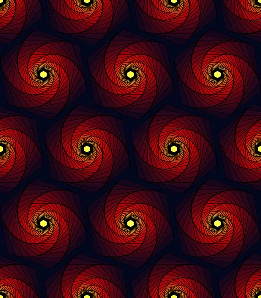 Seamless Multicolored Pattern Swirls — Vetor de Stock