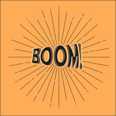 Boom! -komik konuşma balonu