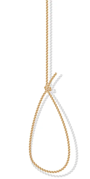Illustration Rope Hangman Knot — Stock Photo, Image