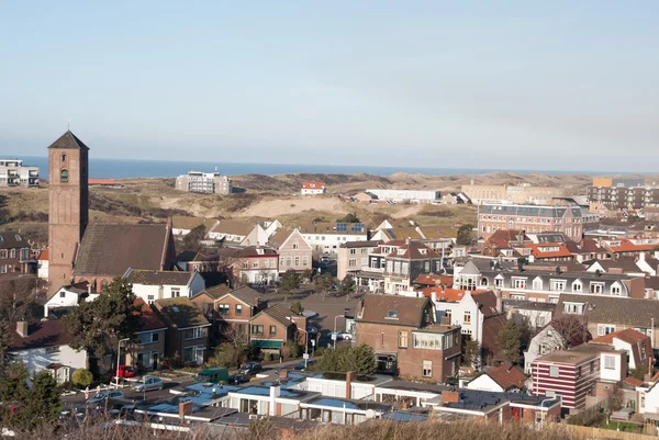 Weergave van wijk aan zee — Stockfoto