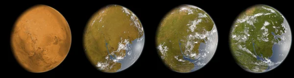 Mars terraforming — Stockfoto