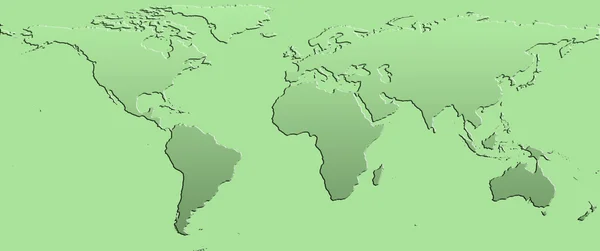 Mapa mundial — Foto de Stock