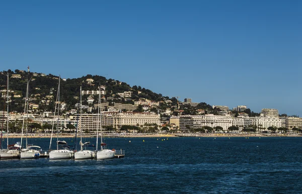 Staden i cannesměsto cannes — Stock fotografie