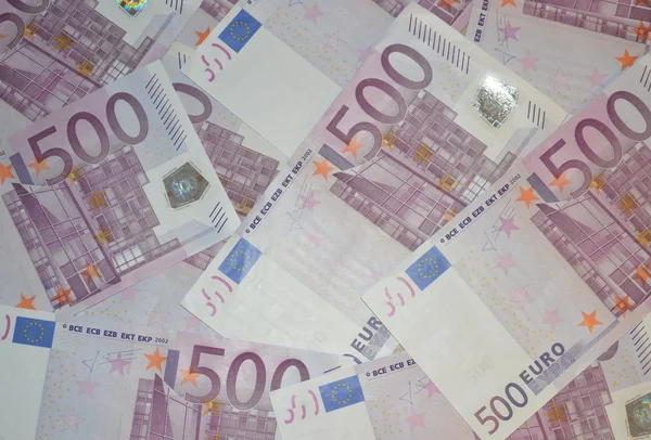 500 euros notes — Stock Photo, Image